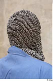 Photos Medieval Knight in mail armor 4 army chainmail head…